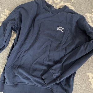 Outdoor Voices navy crewneck!